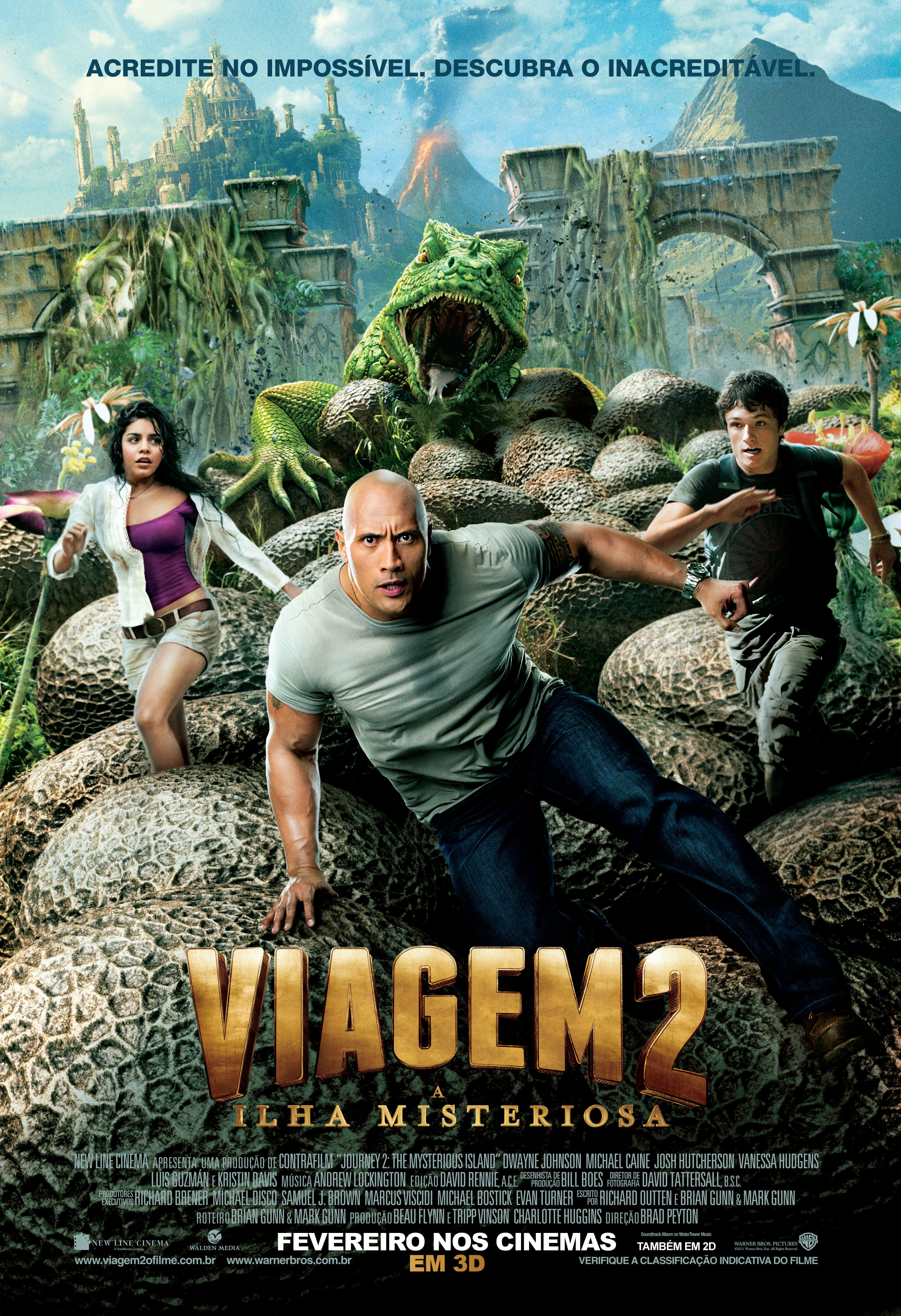 Viagem 2 - A Ilha Misteriosa (2012) - Pôster do filme: Imagem 1