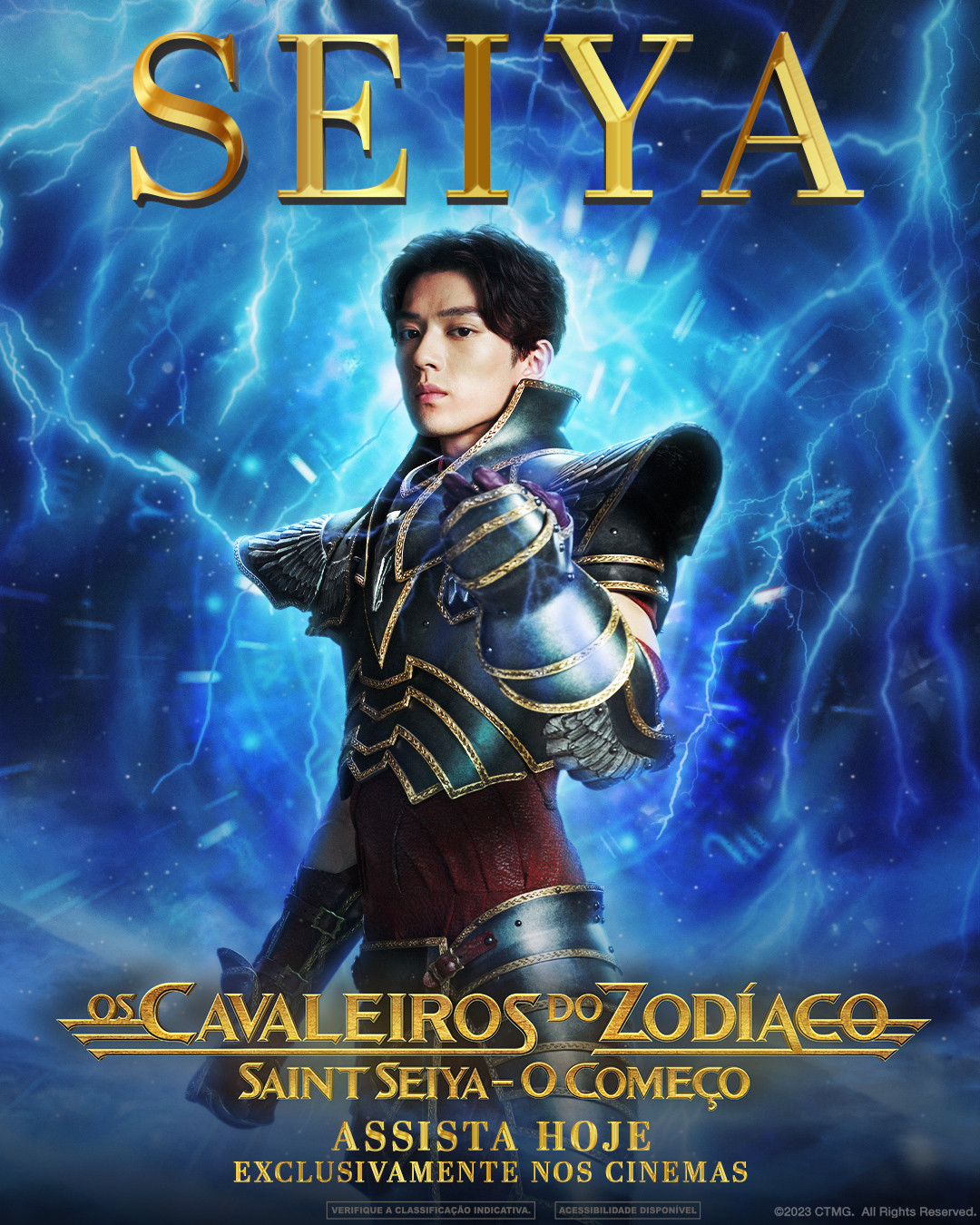 Os Cavaleiros do Zodíaco - Saint Seiya: O Começo (2023) - Pôster do ...