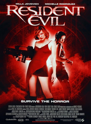 Pôster e capa do filme Resident Evil: O Hóspede Maldito (2002) em HD e Alta Resolução