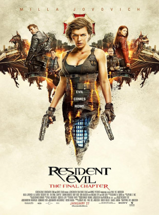 Pôsteres e capas do filme Resident Evil 6: O Capítulo Final (2016) em HD e Alta Resolução