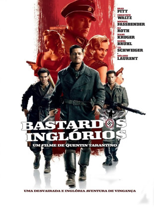 Pôster e capa do filme Bastardos Inglórios (2009) em HD e Alta Resolução