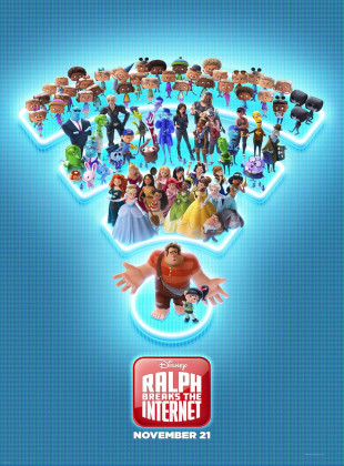 Pôster e capa do filme WiFi Ralph: Quebrando a Internet. (2018) em HD e Alta Resolução