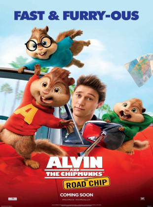 Pôster e capa do filme Alvin e os Esquilos: Na Estrada (2015) em HD e Alta Resolução