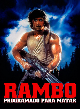 Poster oficial do filme Rambo - Programado Para Matar (1982) - Capa HD