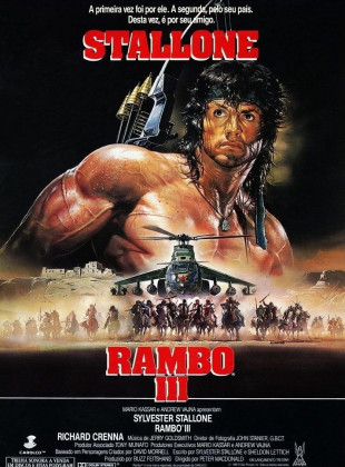 Pôster e capa do filme Rambo 3 (1988) em HD e Alta Resolução
