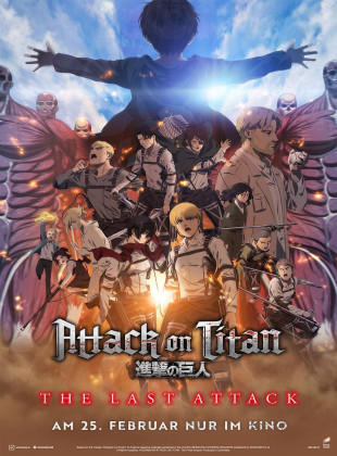 Pôster e capa do filme Attack on Titan: O Último Ataque (2024) em HD e Alta Resolução
