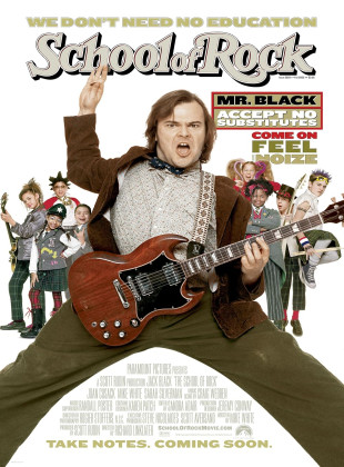 Poster oficial do filme Escola de Rock (2003) - Capa HD