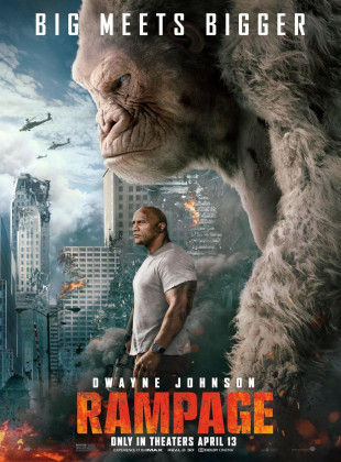 Pôster e capa do filme Rampage: Destruição Total (2018) em HD e Alta Resolução