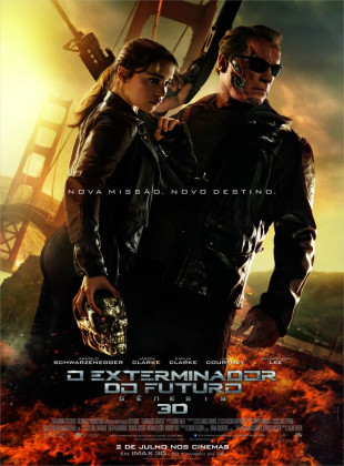 Pôster e capa do filme O Exterminador do Futuro: Gênesis (2015) em HD e Alta Resolução