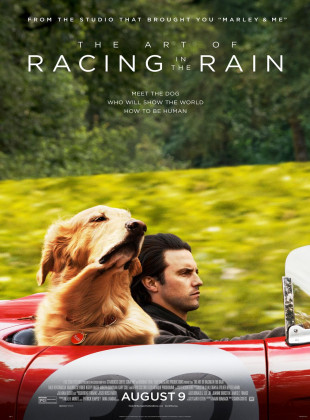 Pôster e capa do filme A Arte de Correr na Chuva (2019) em HD e Alta Resolução