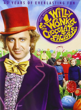 Pôster e capa do filme A Fantástica Fábrica de Chocolate (1971) em HD e Alta Resolução