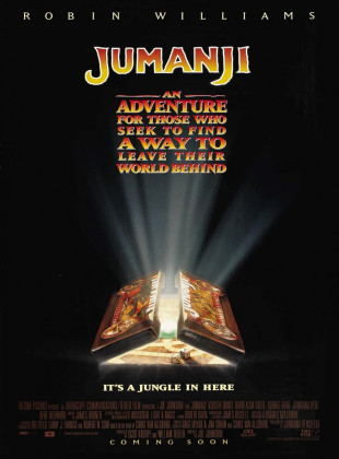 Pôster e capa do filme Jumanji (1995) em HD e Alta Resolução