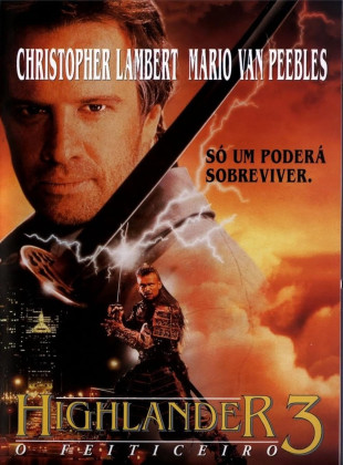 Pôster e capa do filme Highlander 3: O Feiticeiro (1994) em HD e Alta Resolução
