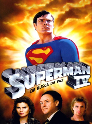 Pôsteres e capas do filme Superman IV: Em Busca da Paz (1987) em HD e Alta Resolução