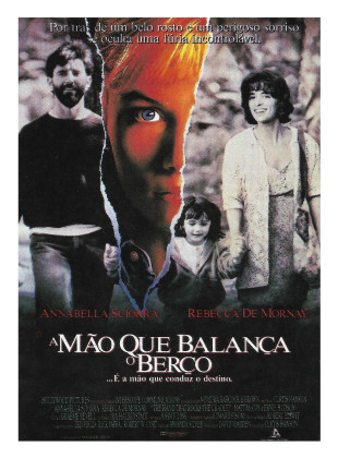 Pôster e capa do filme A Mão Que Balança o Berço (1992) em HD e Alta Resolução