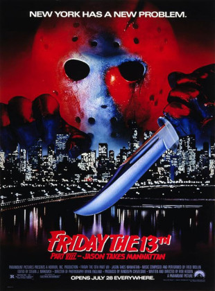 Pôster e capa do filme Sexta-Feira 13 - Parte 8: Jason Ataca em Nova York (1989) em HD e Alta Resolução