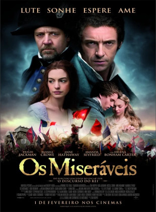 Pôsteres e capas do filme Os Miseráveis (2012) em HD e Alta Resolução