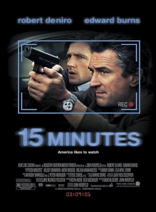 Pôster e capa do filme 15 Minutos (2001) em HD e Alta Resolução
