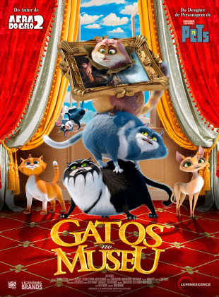 Pôster e capa do filme Gatos no Museu (2023) em HD e Alta Resolução