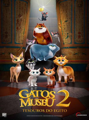 Tudo sobre Gatos No Museu 2: Tesouros Do Egito (2026): Sinopse, Trailer, Críticas e Onde Assistir