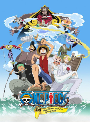 Pôster e capa do filme One Piece: Aventura Na Ilha Espiral (2001) em HD e Alta Resolução