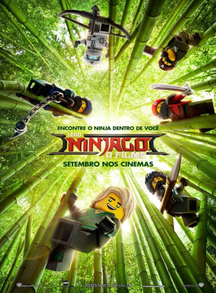 Pôster e capa do filme Lego Ninjago: O Filme (2017) em HD e Alta Resolução