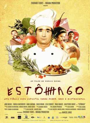 Pôster e capa do filme Estômago (2007) em HD e Alta Resolução