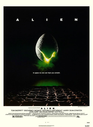 Pôster e capa do filme Alien - O 8º Passageiro (1979) em HD e Alta Resolução