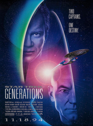 Pôster e capa do filme Jornada nas Estrelas: Generations (1994) em HD e Alta Resolução