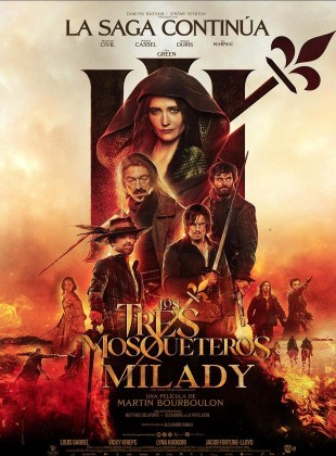 Pôster e capa do filme Os Três Mosqueteiros: Milady (2023) em HD e Alta Resolução
